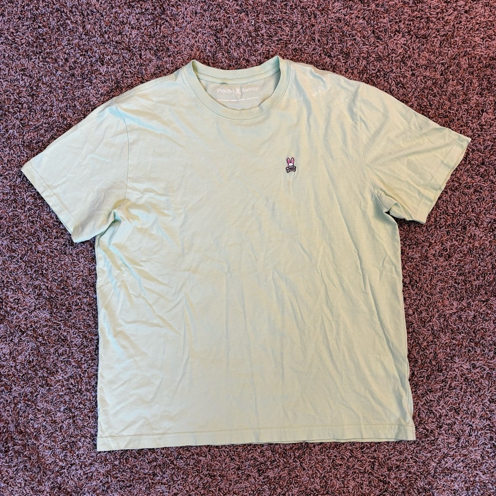 Psycho Bunny blank Men's Light Green T-Shirt